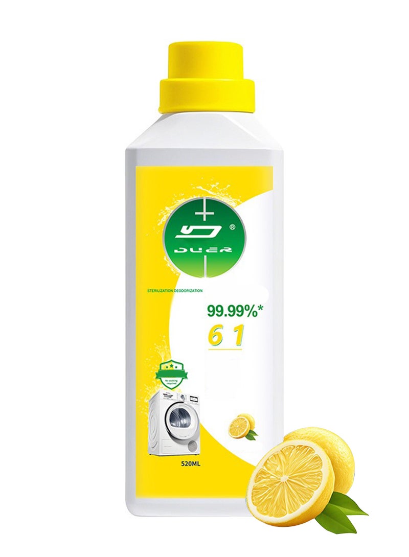 DUER Washing Machine Cleaner, 6 in 1 Washer Odor Eliminator, Build-up & Residue Removal for All Washers, 520ml - Image 1